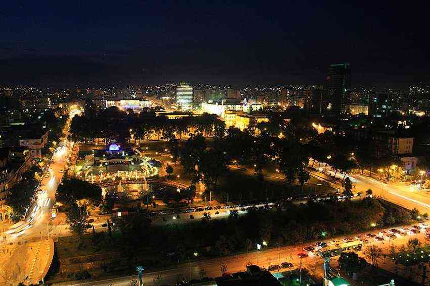 In the late evening you can take a walk around the city