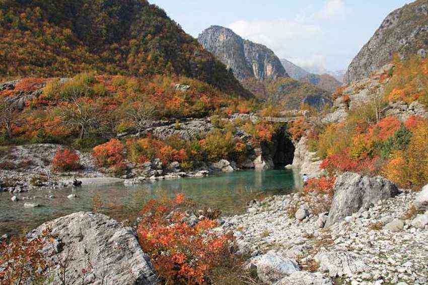 Cold autumn in Albania lasts only a month