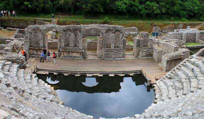 Ruins of the city of Butrint