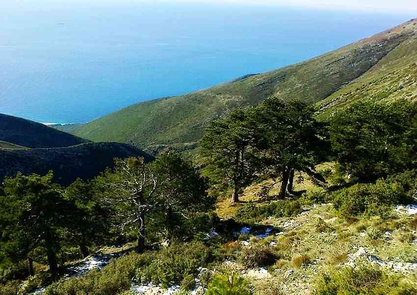 Walking along the southern coast of Albania