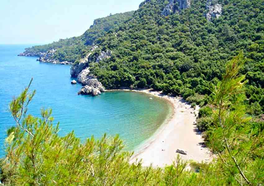 Walking along the southern coast of Albania