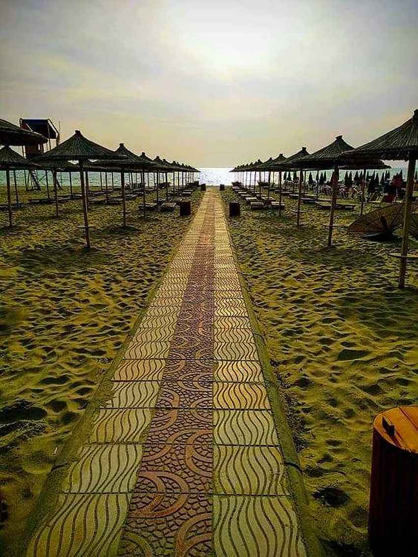 The gorgeous beaches of Durres