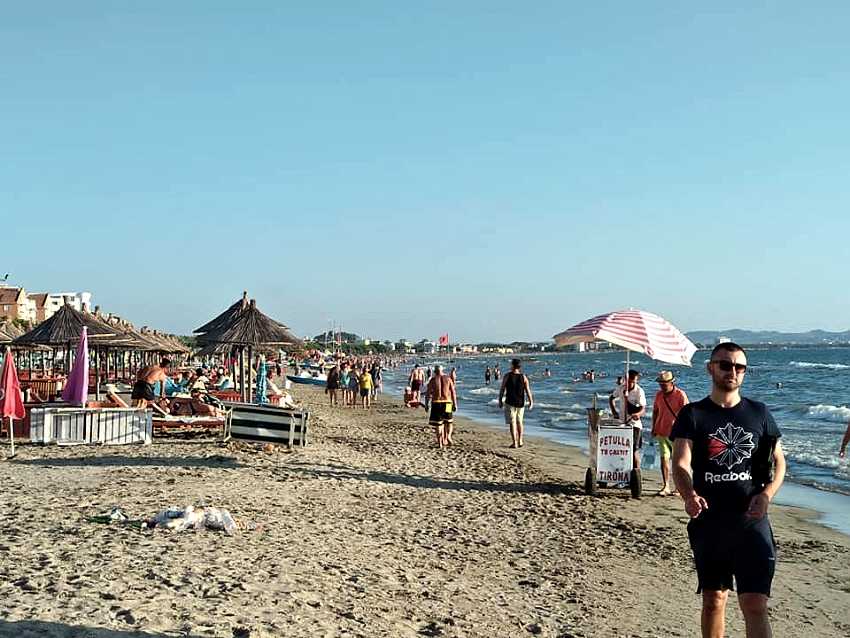 The gorgeous beaches of Durres