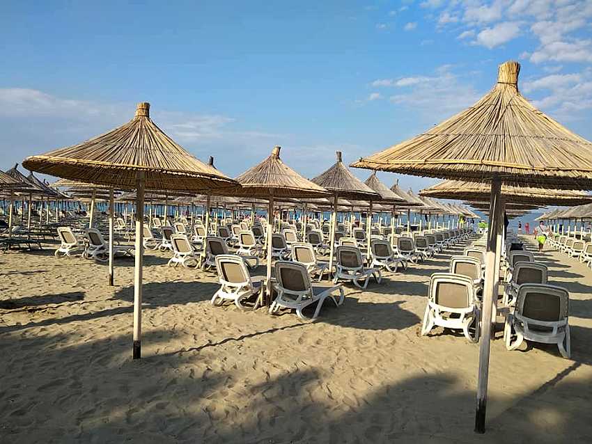 The gorgeous beaches of Durres