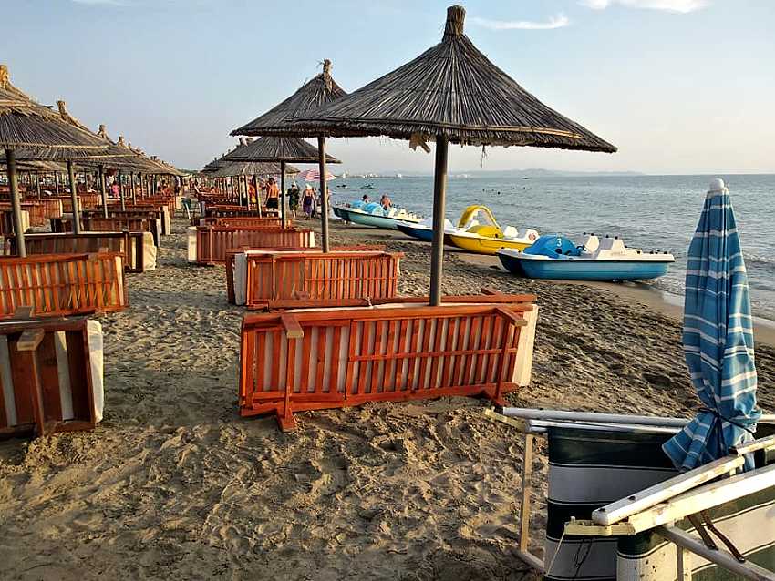 The gorgeous beaches of Durres