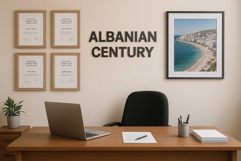 Leading real estate agency in Albania Albanian century