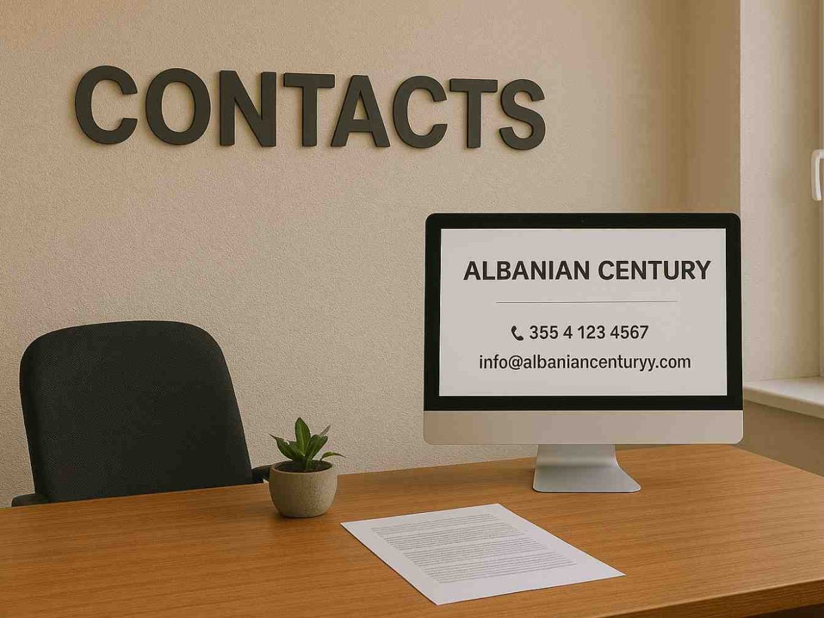 Contacts of the Albanian real estate agency Albanian century Contacts of the Albanian real estate agency "Albanian century"